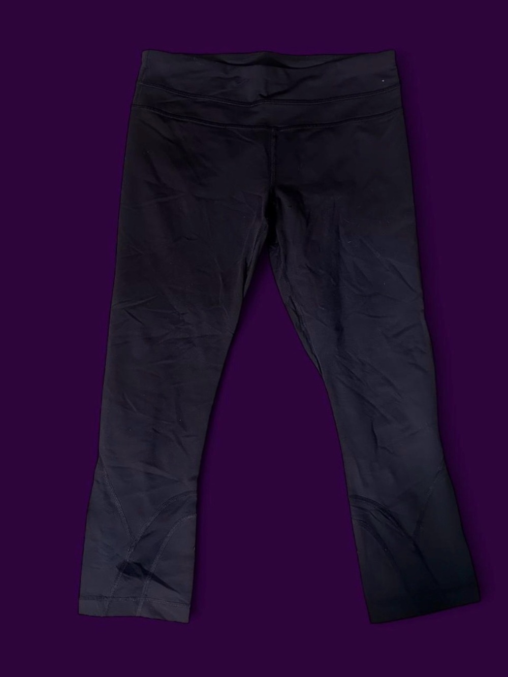lululemon athletica Black Capri Leggings